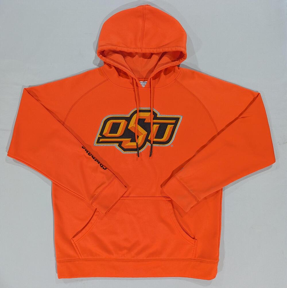 Oklahoma State Cowboys Sweatshirt Mens Medium Orange NCAA Football Champion